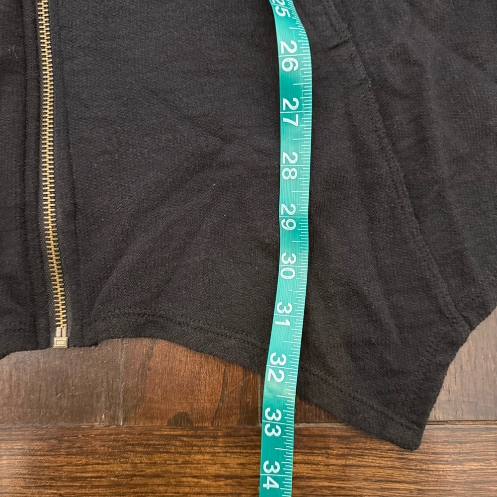 XCVI Women's Black Zip-Up long sleeve size XL Lightweight - Picture 6 of 6